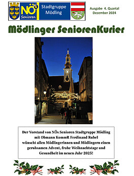 Mödlinger Seniorenkurier 12/24 ansehen Mödlinger Seniorenkurier 12/24